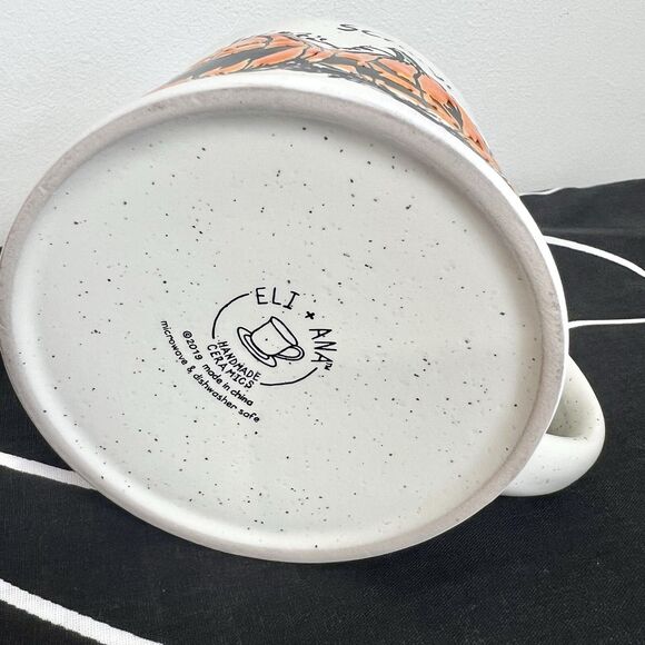 Eli + Ana Handmade Ceramics Halloween Dessert Plate & Coffee Mug Pumpkins - Picture 10 of 15